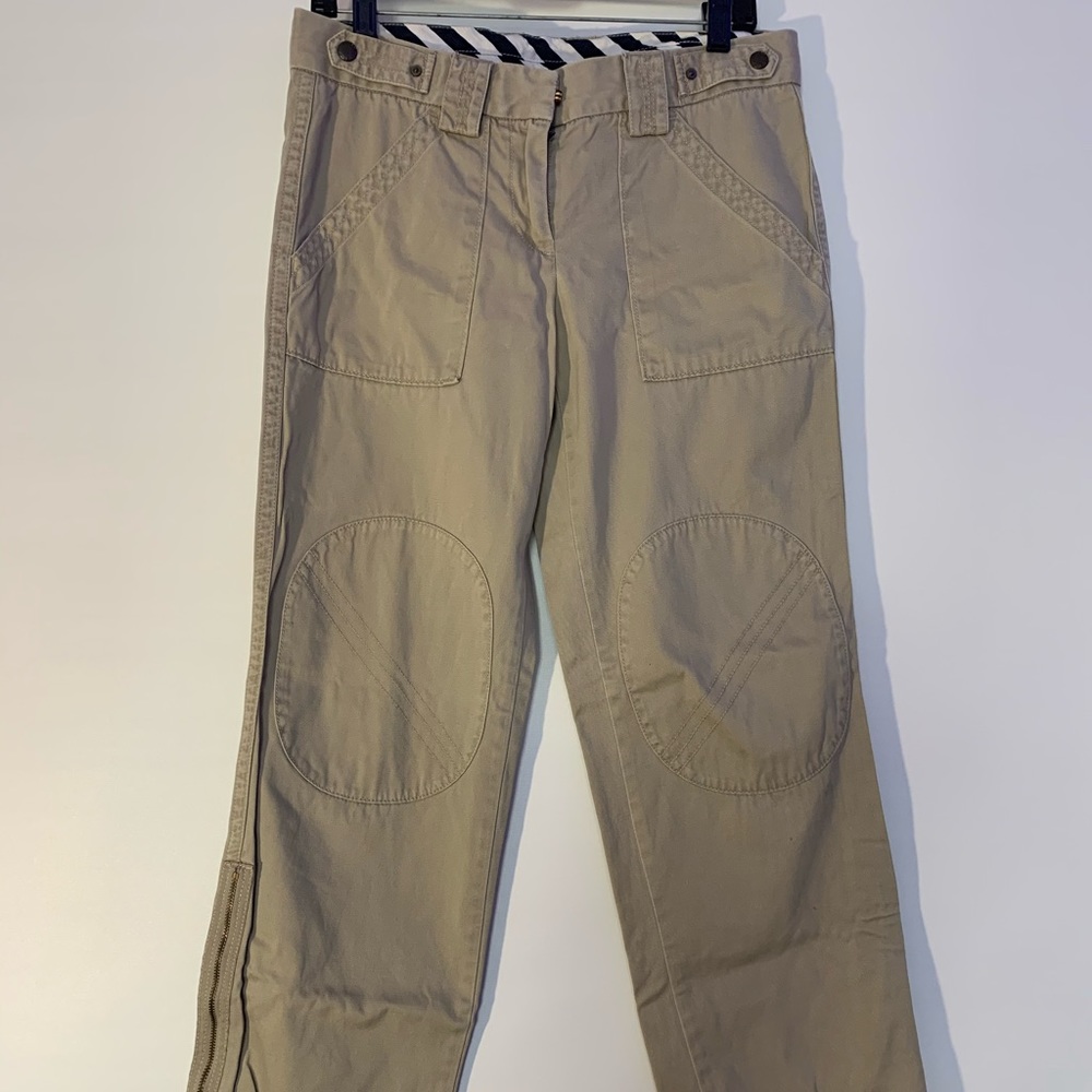 Khaki joggers with style